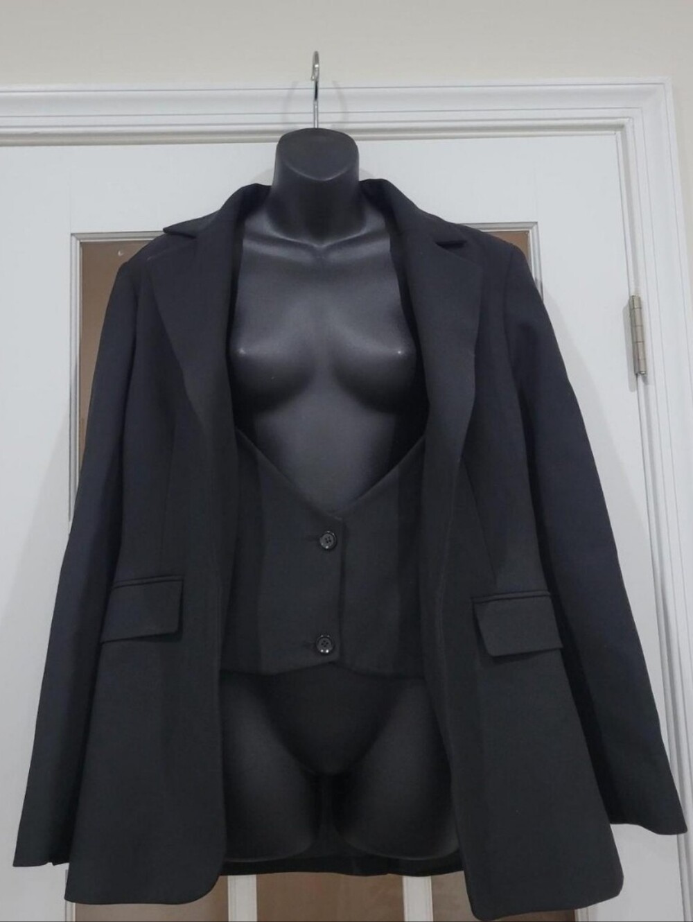 Karen Millen Compact Stretch Tab Detail Sb Tailor Blazer/Jacket